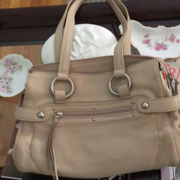 Stone Mountain 🏔️ Bone colored Leather vintage purse. Very good condition.🤩 - Picture 9 of 12